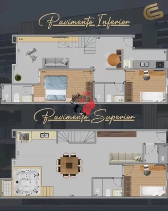 Imagem Viva o topo do conforto e da sofisticação! Cobertura Duplex à Venda no bairro Vila Dayse - Aceita permuta