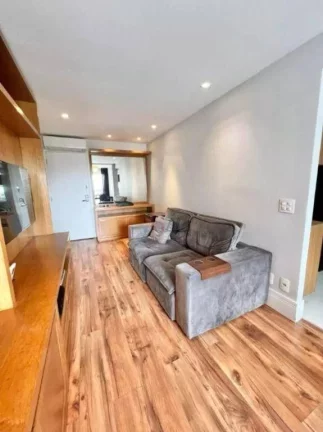 Imagem Apartamento à Venda no Campo Belo, SP | 47m², 1 Dorm, Mobiliado
