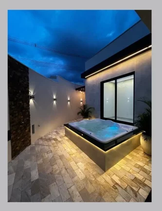 Imagem CASA MODERNA COM JACUZZI Á VENDA NO SAN DIEGO EM FRANCA/SP