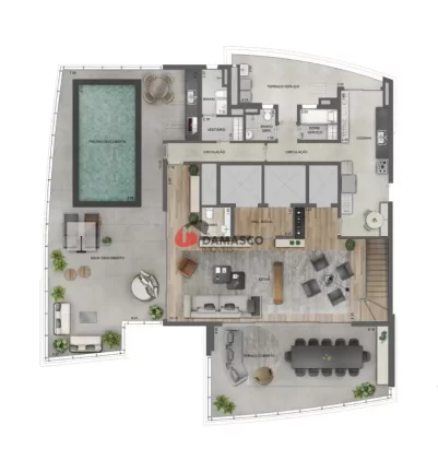 Imagem Apartamento 4 suites e 4 vagas