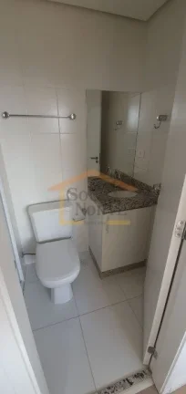 Imagem Apartamento estilo Studio, TOTALMENTE MOBILIADO, dormitório com armários planejados e cama de casa...