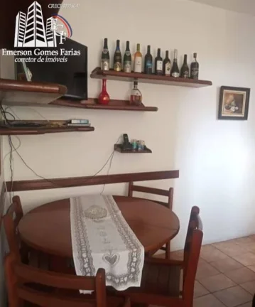 Imagem EXcelente apartamento de 1 dormitório todo mobiliado com vista mar em São Vicente.