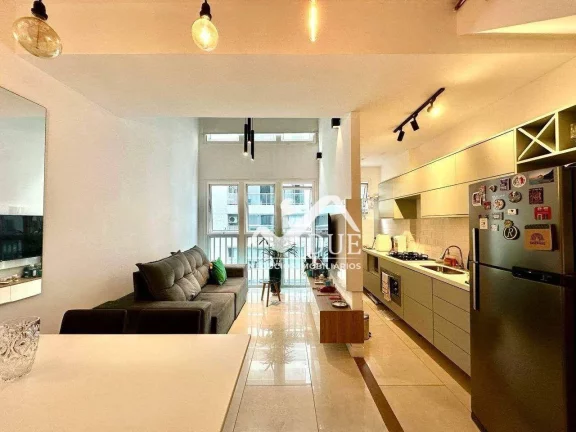 Imagem Apartamento com 2 dormitórios à venda, 83 m² por R$ 800.000,00 - Gonzaga - Santos/SP