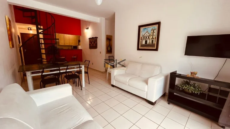 Imagem Cobertura Duplex Praia Grande em Ubatuba-SP com 2 dormitórios,varanda gourmet com churrasqueira