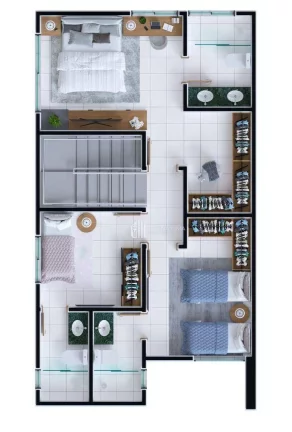 Imagem LANÇAMENTO: casa duplex com 4 dormitórios à venda por R$ 498.990.000 - Condomínio VILLAGE EUROPA - Uruguai - Teresina/PI