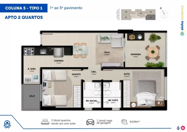 Imagem APARTAMENTO RESIDENCIAL em VILA VELHA - ES, PRAIA DE ITAPARICA