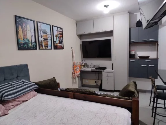 Imagem Kitnet com 1 dormitório à venda, 34 m² por R$ 310.000 - Ponta da Praia - Santos/SP