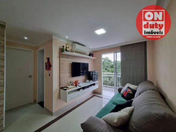 Imagem Prédio com área de lazer Apartamento com 2 dormitórios à venda, 50 m² por R$ 290.000 - Morro de Nova Cintra - Santos/SP