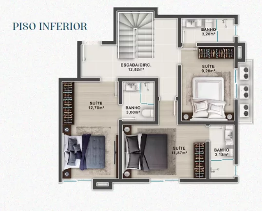 Imagem Sant Laurren - Apartamento à venda no bairro Canto Grande - Bombinhas/SC