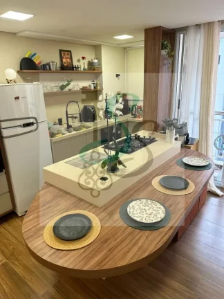 Imagem Venda de apartamento na Vila Palácios, Campinas. 1 dormitório com closet, ar condicionado, sala com varanda, cozinha com armários, lavanderia, banhei