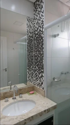 Imagem Apartamento novo com 3 dormitórios sendo uma suíte, com sacada, todos com ar condicionado, repleto de armários. 84m2 - vejas as fotos do condominio