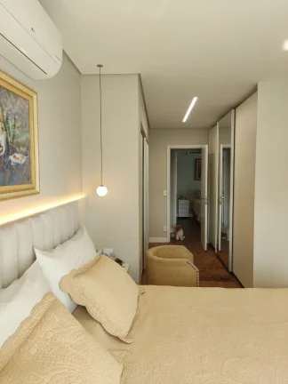 Imagem Apartamento 165 M², 3Q, 3 suítes, 4 banheiros, 3 vagas, piscina, piscina aquecida, churrasqueira, academia, salão de festas, salão de jogos, lavabo.