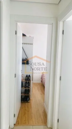 Imagem Apartamento com 43 m², com 2 dormitórios, sala de estar e jantar integradas, cozinha funcional e s...