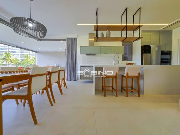 Imagem Apartamento pé na Areia frontal à Venda, com 4 suítes 208m² - 3 vagas, Riviera de São Lourenço Bertioga SP