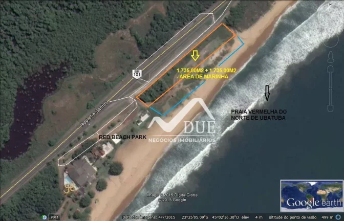 Imagem Terreno à venda, 1735 m² por R$ 1.850.000,00 - Ubatuba - Ubatuba/SP