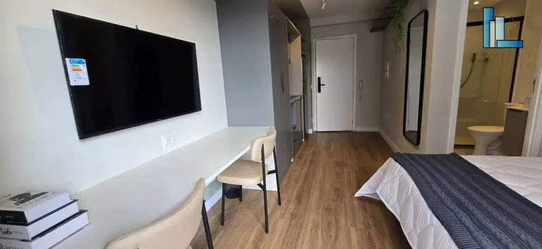 Imagem Studio pronto para morar de 26m2 perto do metrô Alto da Boa Vista - ótimo para morar e investir
