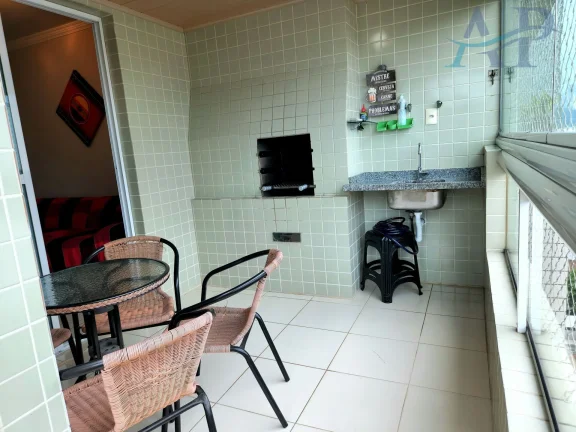 Imagem Apartamento com 2 Dormitórios e Vista Mar na Aviação em Praia Grande