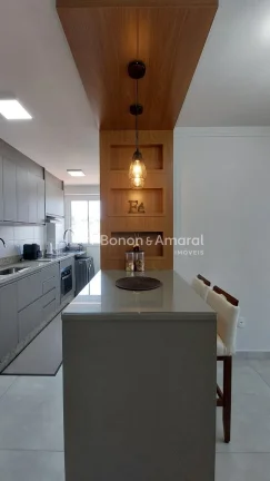 Imagem Lindo apartamento em Valinhos à venda, mobiliado, porteira fechada (todos os móveis e eletrodomés...