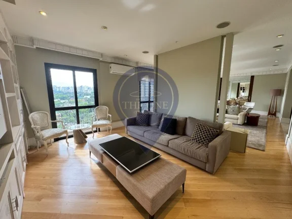Imagem Apartamento luxuoso para venda ou locação em Moema, São Paulo-SP: 6 quartos, 4 suítes, 3 salas, 6 banheiros, 6 vagas, 313m².