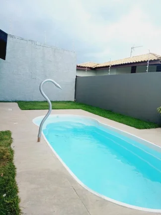 Imagem Casa 03 dormitórios 1 suíte área gourmet com churrasqueira e piscina
