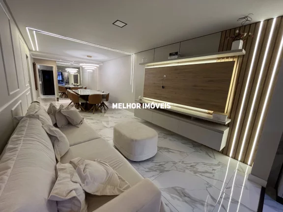 Imagem Apartamento Mobiliado com 03 dormitórios à venda, 120 m² - Meia Praia - Itapema