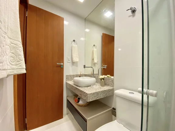 Imagem Apartamento Alto Padrão, 02 Quartos, 01 Suite, 01 Vaga de Garagem, Varanda Gourmet, Centro, Guarapari - ES