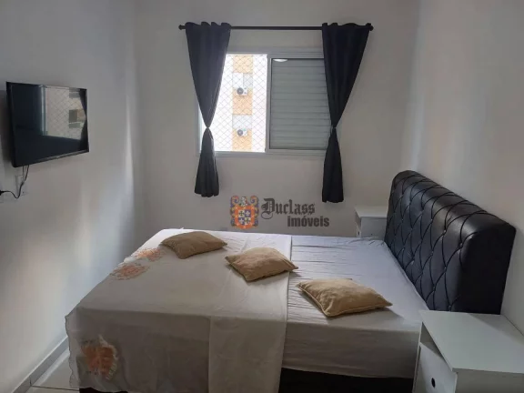 Imagem Apartamento com 1 dormitório à venda, 55 m² por R$ 350.000,00 - Vila Guilhermina - Praia Grande/SP
