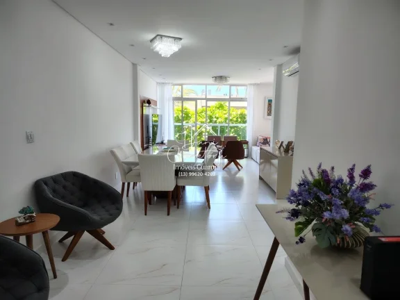 Imagem Imperdível! Apartamento de luxo à venda em Guarujá-SP, Pitangueiras. 3 quartos, 3 suítes, 2 salas, 5 banheiros, 2 vagas, 180m².