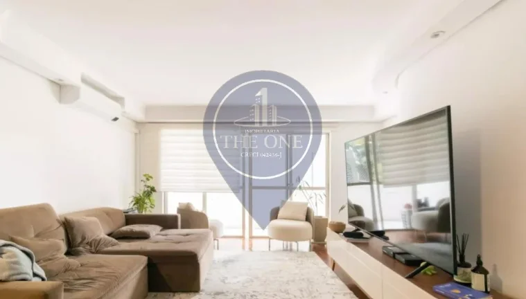 Imagem Apartamento para locação na Vila Olímpia, São Paulo-SP: 3 quartos, 1 suíte, 2 salas, 2 banheiros, 2 vagas de garagem, 121m².