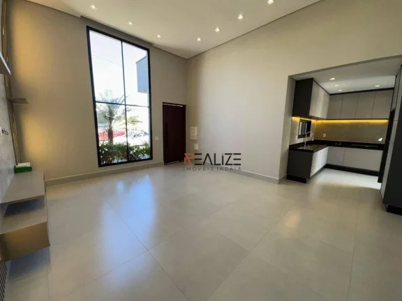 Imagem Casa nova completa de moveis planejados à venda, 143 m² por R$ 1.290.000 - Condomínio Mantova - Indaiatuba/SP