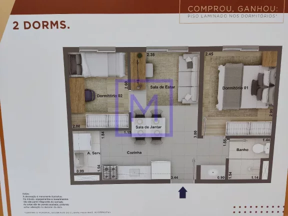 Imagem Apartamento em São Miguel Único Jacu Pêssego 1 e 2 dormitórios