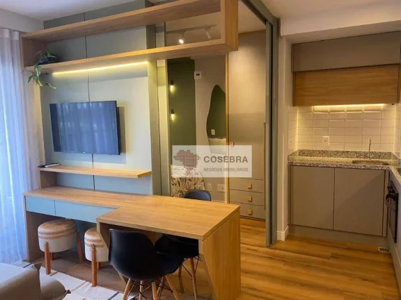 Imagem Apartamento com 2 dormitórios para alugar, 33 m² por R$ 4.900,67/mês - Brooklin - São Paulo/SP