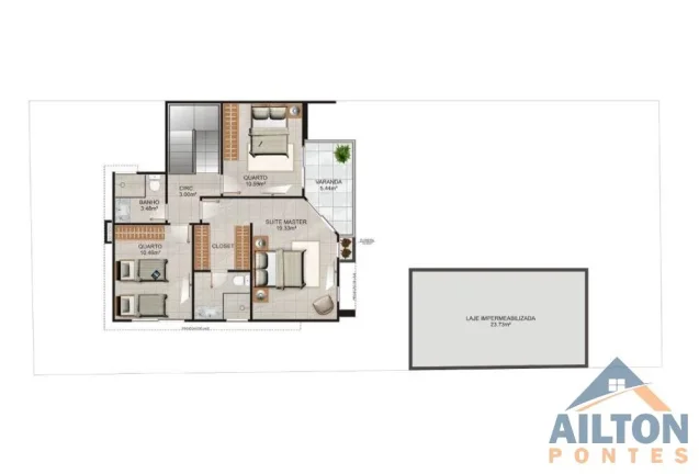 Imagem Casa Duplex com 3 Quartos à Venda em Itapebussu - Guarapari/ES