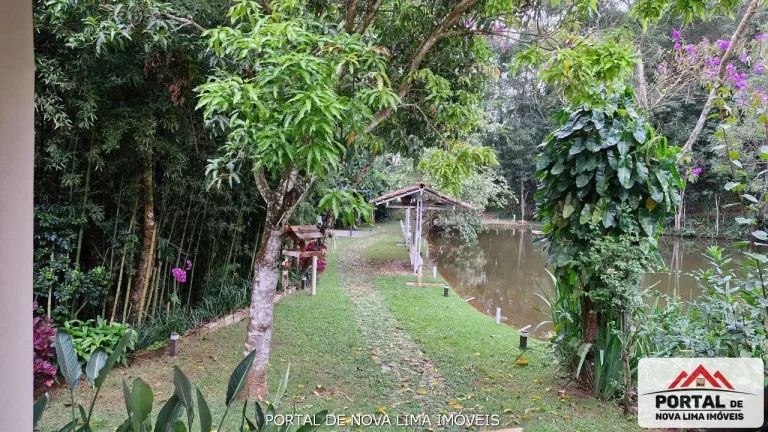 Imagem Sítio de Luxo à Venda em Nova Lima, com lagoa e um terreno de 10.000m², Casa Alto Padrão e Natureza Exuberante