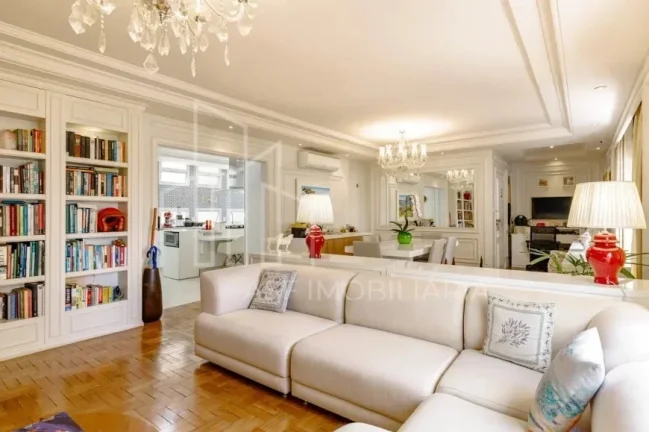 Imagem Apartamento Jardim Paulista - 174M², 3 Dorms, 1 Suíte, 2 Vagas Determinadas, Armários, Split.