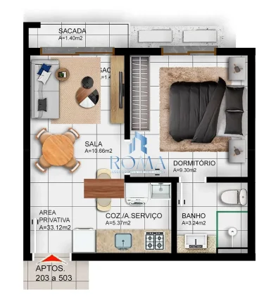 Imagem RESIDENCIAL GREY-CAMOBI