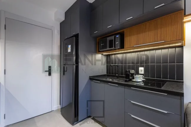 Imagem Apartamento para locação na Vila Olímpia, São Paulo-SP! 1 quarto, 1 suíte, 1 sala, 1 banheiro. Agende sua visita hoje!