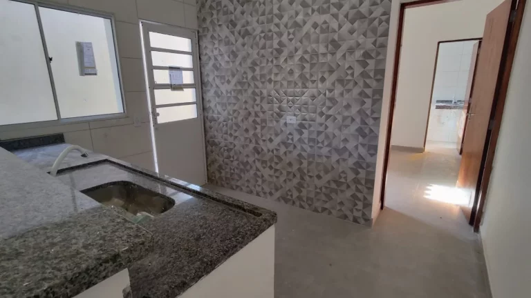 Imagem Casa com Piscina - Churrasqueira - 2 dorms, Balneário das Palmeiras, Itanhaém - R$ 249 mil, Cod: 1865