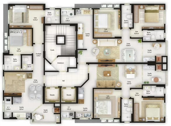 Imagem Apartamento à venda no bairro Morretes - Itapema/SC