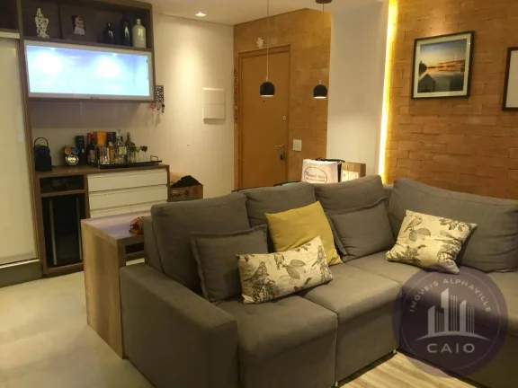 Imagem Apartamento com 72m² a venda com 2 dormitórios por R$ 1.120.000 -Alphaville