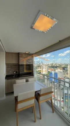 Imagem Apartamento com 82m², composto por 2 dormitórios, sendo 1 suite com ar condicionado, varanda goume...