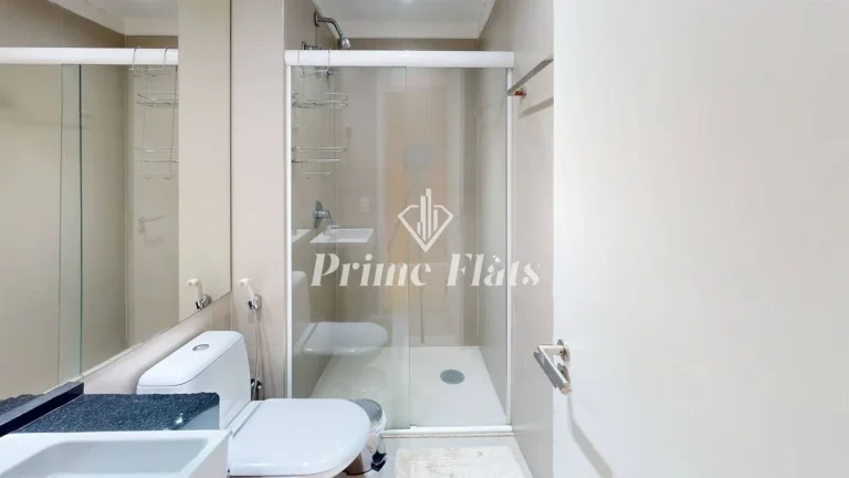 Imagem Flat disponível para locação no VHouse Faria Lima, com 46m², 1 dormitório e 1 vaga