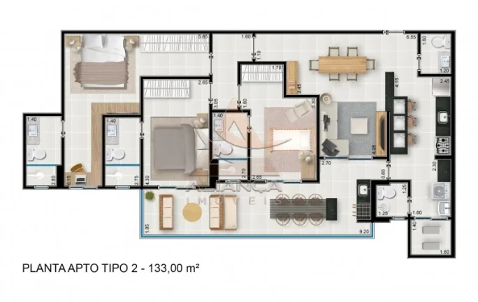 Imagem Apartamento - Ribeirão Preto - Jardim Nova Aliança