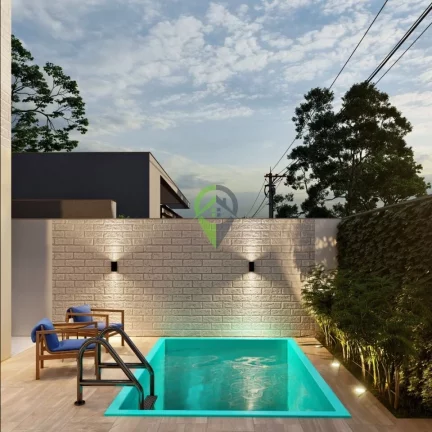 Imagem Villagio Triplex no Macuco com 2 suítes e vaga privativa - Santos/SP