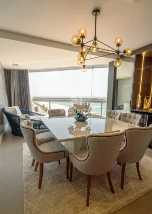 Imagem Excelente Apartamento alto padrão frente mar totalmente mobiliado 156m²