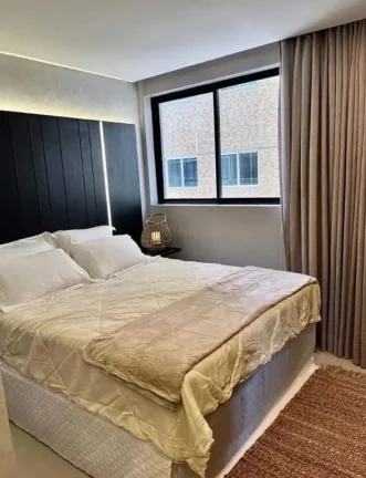 Imagem Flat Moderno com Jacuzzi Privativa – Estilo, Praticidade e Conforto em Jardim Oceania!