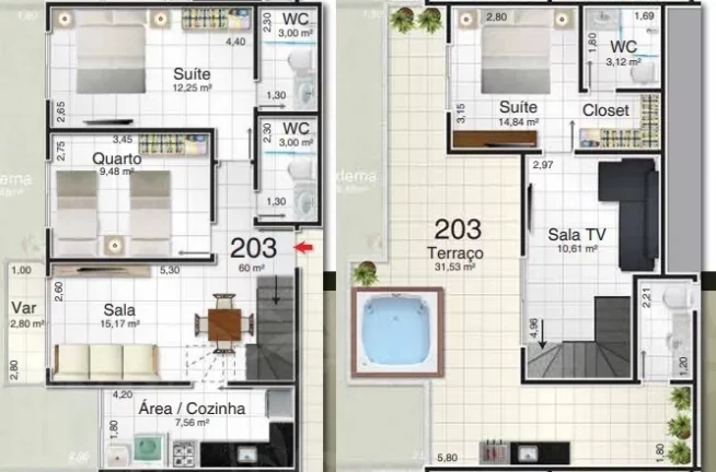Imagem APARTAMENTO COMERCIAL em Cabo Frio - RJ, PALMEIRAS