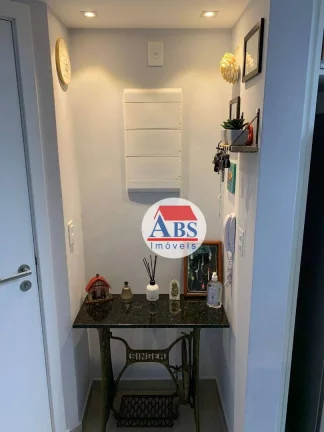 Imagem Apartamento Porteira Fechada com 1 dorm à venda, 42 m² por R$ 383.000 - Marapé - Santos/SP a três quadras da praia