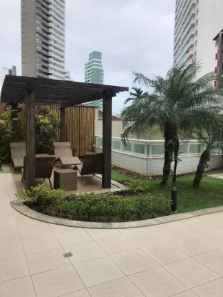 Imagem A 5ª Avenida Imóveis selecionou essa linda unidade de 1/4 sala, varanda gourmet, andar alto, vista mar, 49,00 m² Morro Ipiranga Top House R$650.000,00