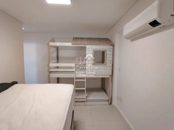 Imagem Imperdível apartamento garden frente mar no Tombo com lazer, 2 quartos, 2 suítes, 2 salas, 3 banheiros, 2 vagas, 150m²!